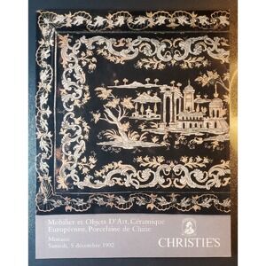 Christie's 1992 Monaco Auction Catalog‎ Furniture Art European Chinese Porcelain